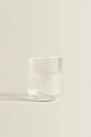 VERRE EN BOROSILICATE LIGNES EN RELIEF