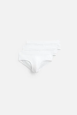 LOT DE 3 SLIPS BASIQUES