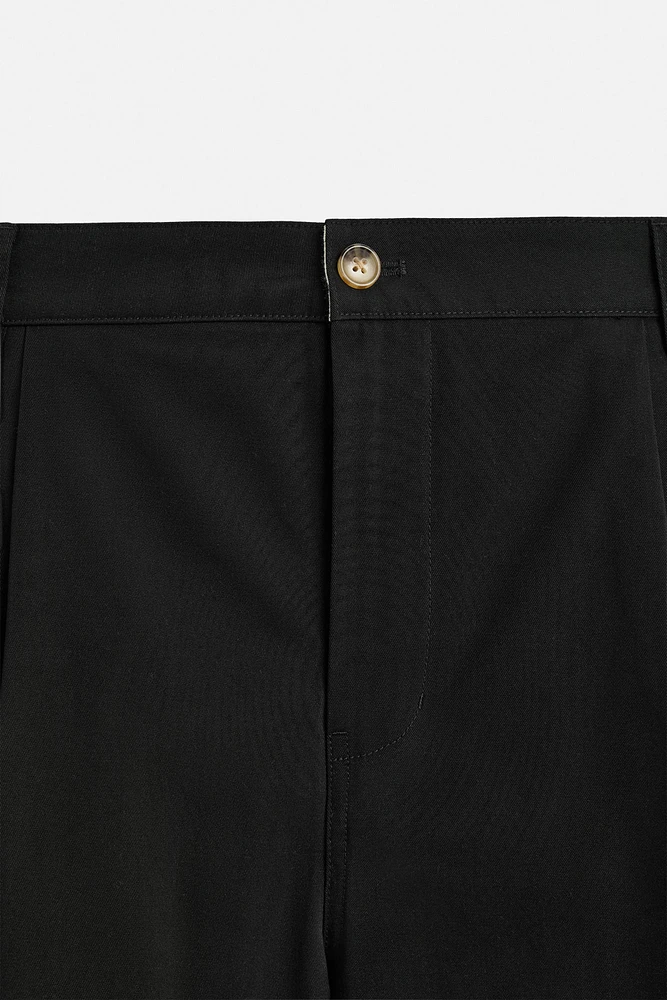 WIDE FIT CHINO PANTS