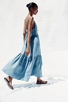 BOW MIDI DRESS