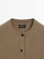 Cardigan manches longues 100 % cachemire