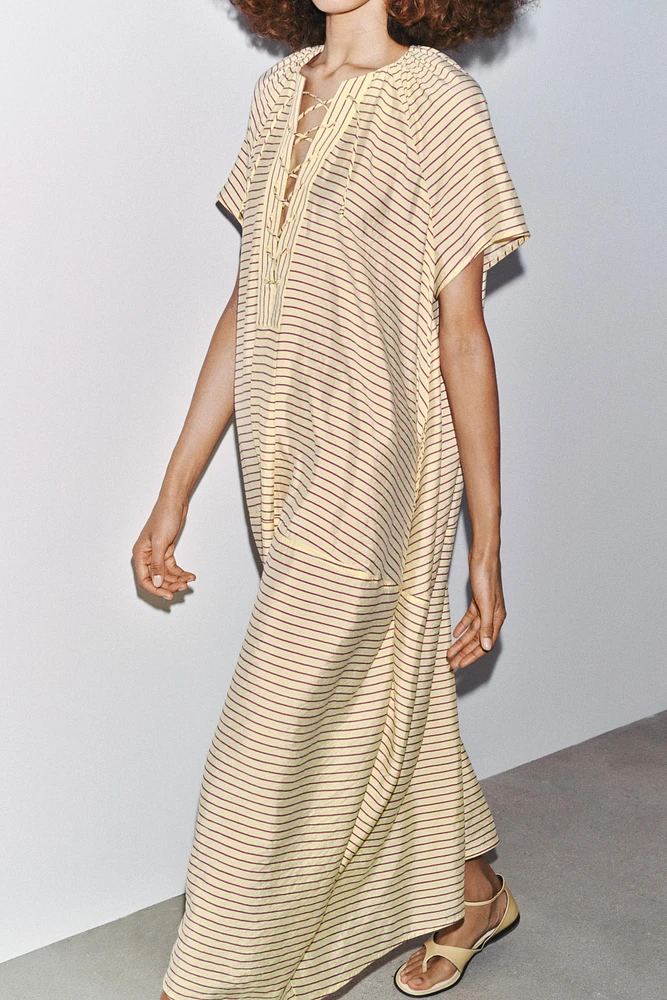 ZW COLLECTION STRIPED TUNIC DRESS