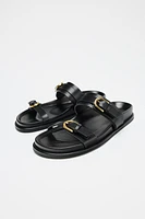 BUCKLED SANDALS