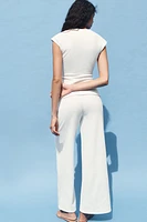 PANTALON LARGE TEXTURÉ