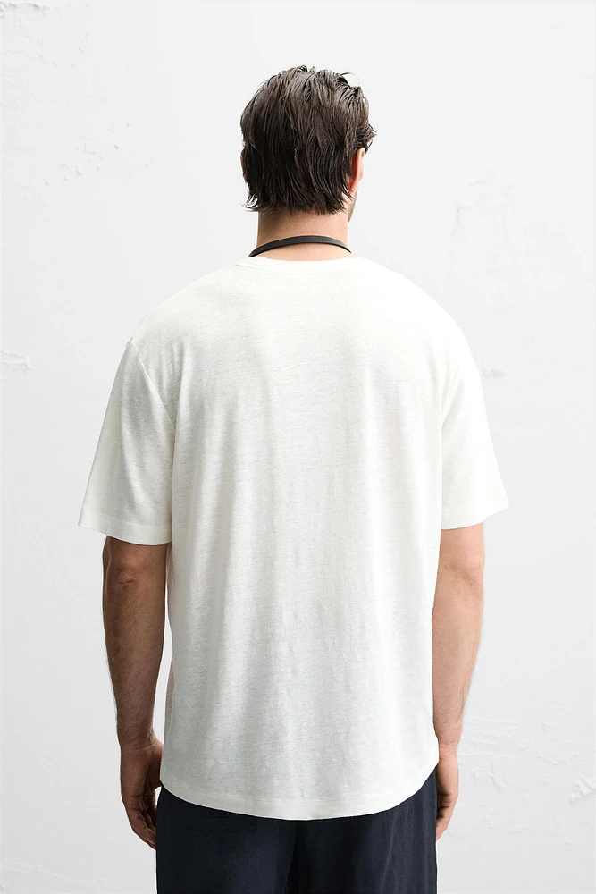 T-SHIRT MÉLANGE LIN