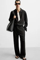 PANTALON FLUIDE À RAYURES