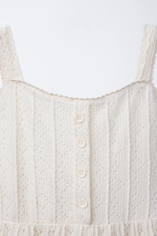 EMBROIDERED DRESS