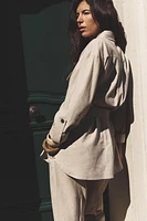 CHEMISE SAFARI EN LIN