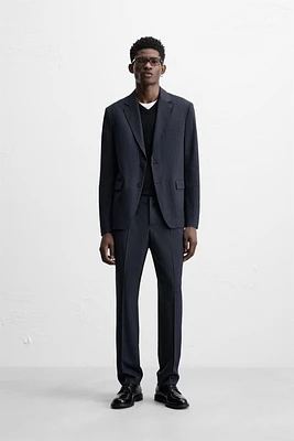 BLAZER COSTUME RAYURE BANQUIER