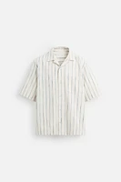 CHEMISE STRUCTURE À RAYURES