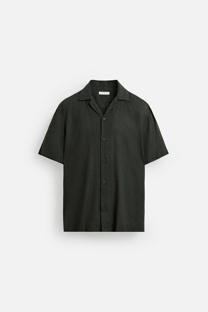 CHEMISE JACQUARD RAYURES