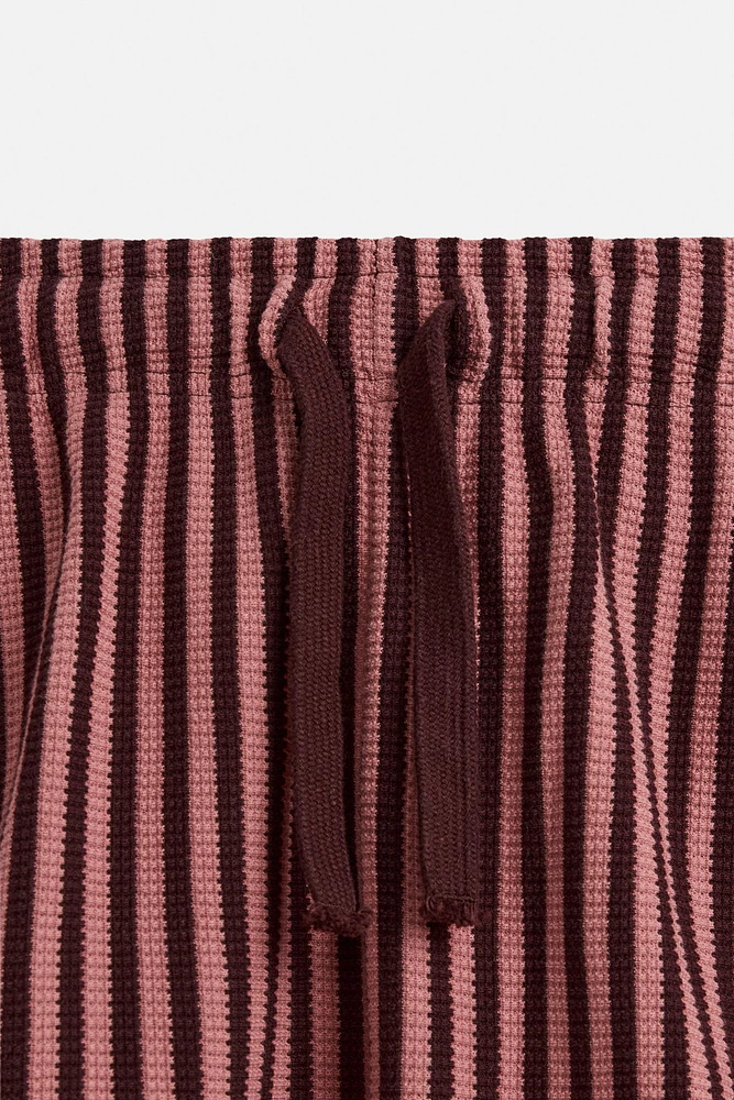 STRIPED JACQUARD SHORTS