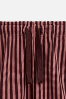 STRIPED JACQUARD SHORTS