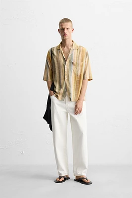 STRIPED PRINT SHIRT