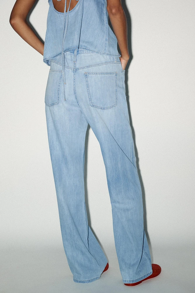 PANTALON DENIM TRF STYLE PYJAMA