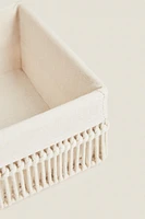 COTTON LINED BASKETS