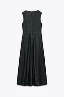 Z1975 SLEEVELESS DENIM MIDI DRESS