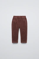 CORDUROY KNEE PATCH BAGGY PANTS