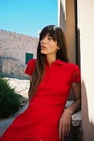 ROBE COURTE EN MAILLE