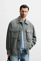 LINEN - COTTON POCKET JACKET
