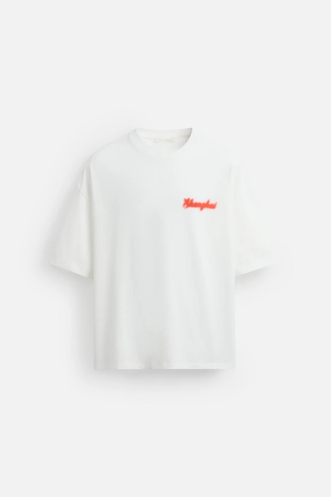 BLURRED PRINT T-SHIRT