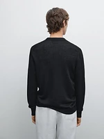 Cardigan 100 % lin