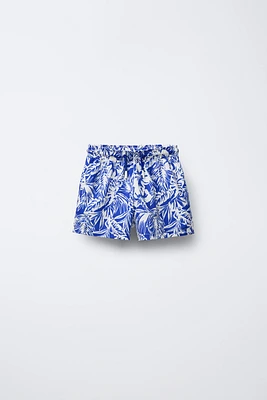 6-14 ANS/ SHORT DE BAIN À FEUILLES