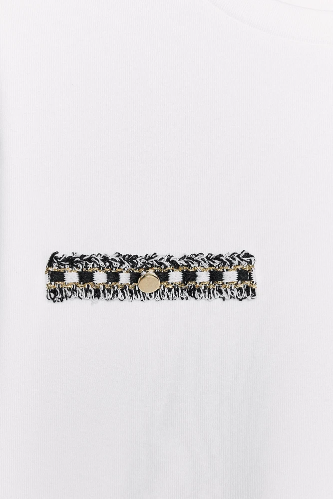 SHORT SLEEVE T-SHIRT WITH HARDWARE