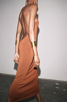 CUT OUT KNIT DRESS