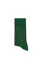 CONTRAST RIBBED SOCKS