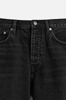 STRAIGHT FIT DENIM SHORTS