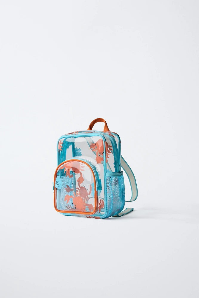 VINYL CRAB BACKPACK