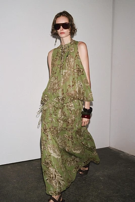 ZW COLLECTION PRINTED SKIRT