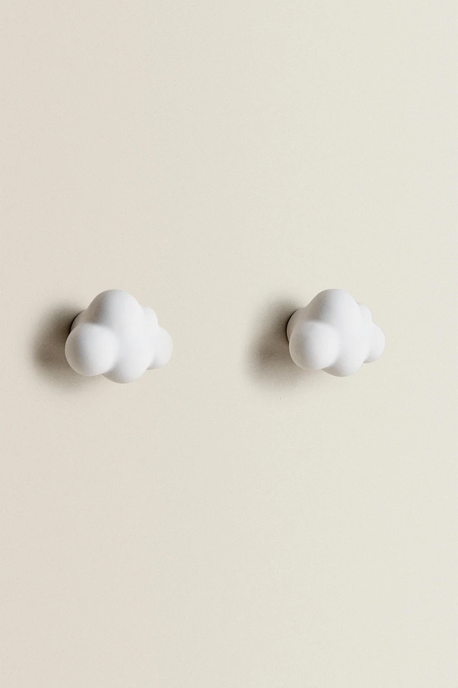 SET OF CHILDREN’S CLOUD KNOBS (SET OF 2)