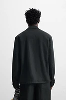 100% LINEN OVERSHIRT