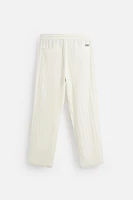 JACQUARD STRIPED PANTS