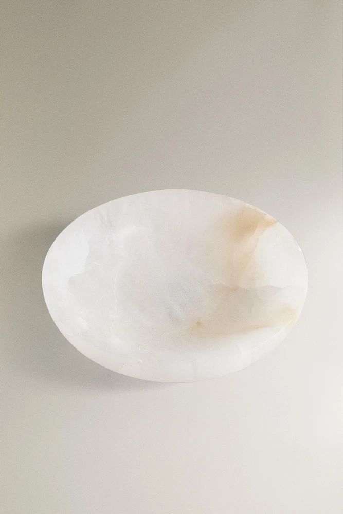 ALABASTER BATHROOM SOAP DISH