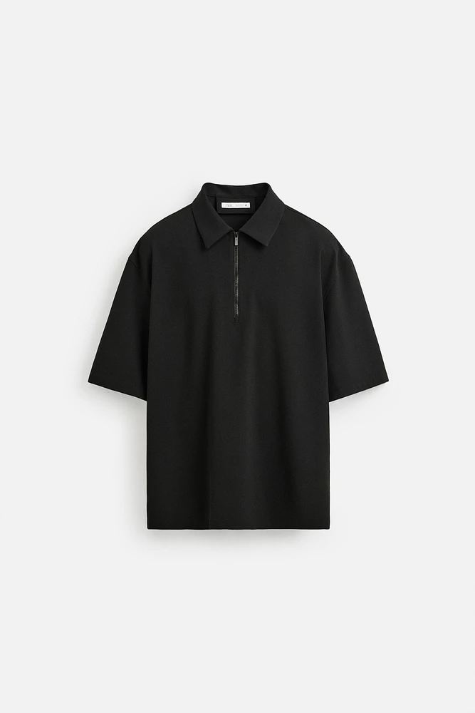 POLO CONFORT À ZIP