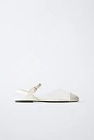 CHAUSSURES OUVERTES À L'ARRIÈRE EN VINYLE