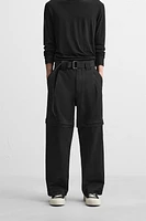 REMOVABLE BELTED PANTS