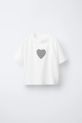 GINGHAM PATCH T-SHIRT