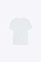 BACK SEAMED T-SHIRT