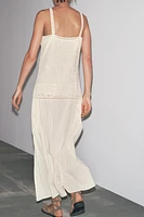 ZW COLLECTION PATCHWORK EMBROIDERED DRESS