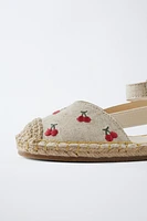 CHERRY JUTE SHOES