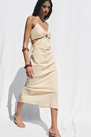 ROBE MI-LONGUE RUSTIQUE AJOURÉE