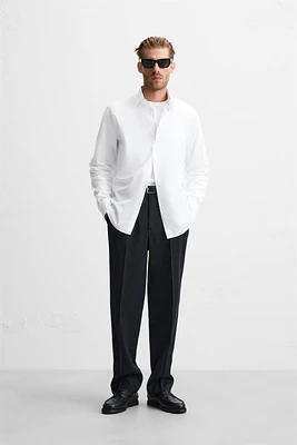 REGULAR FIT TEXTURED SHIRT