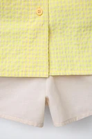 GINGHAM CHECK SKORT