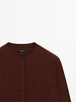 Cardigan manches longues 100 % cachemire