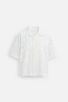 LASER CUT EMBROIDERY SHIRT