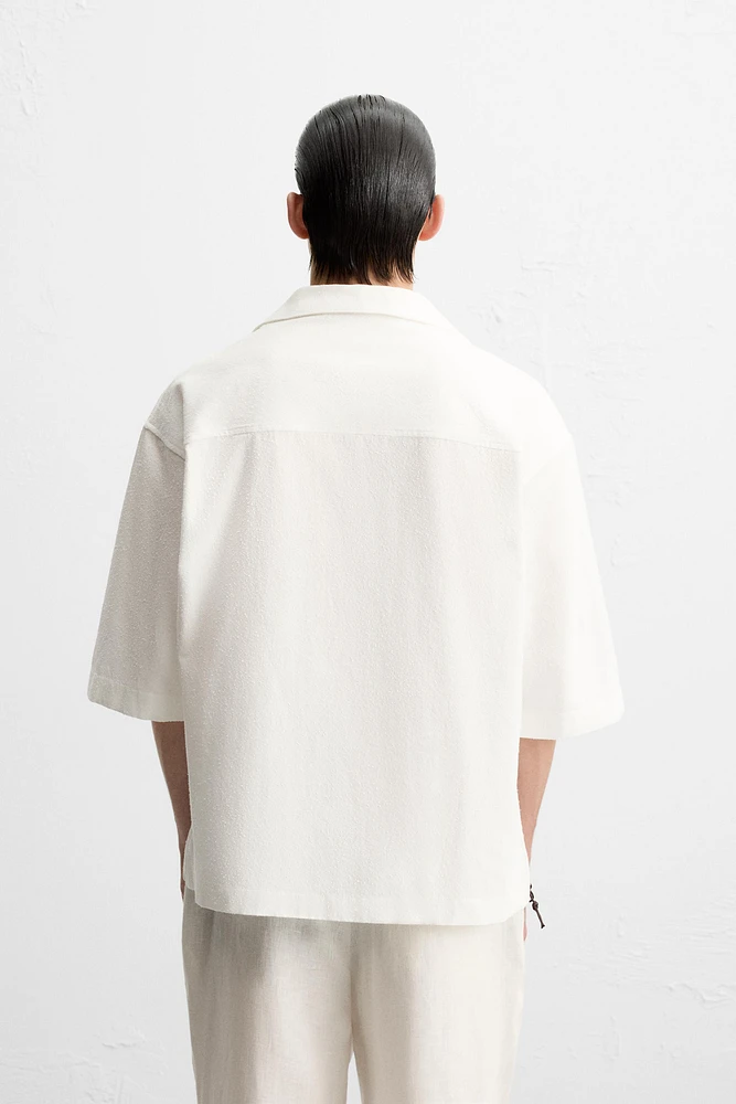 CHEMISE TEXTURÉE BOUCLÉ